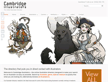 Tablet Screenshot of cambridge-illustrators.co.uk